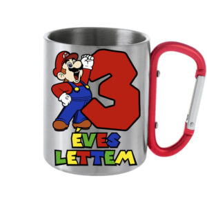 3 éves lettem Super Mario – Karabineres bögre