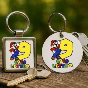 9 éves lettem Super Mario – Kulcstartó
