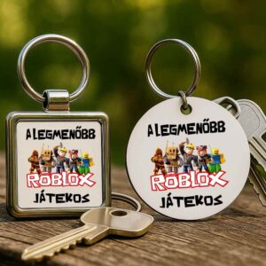 A legmenőbb Roblox játékos – Kulcstartó