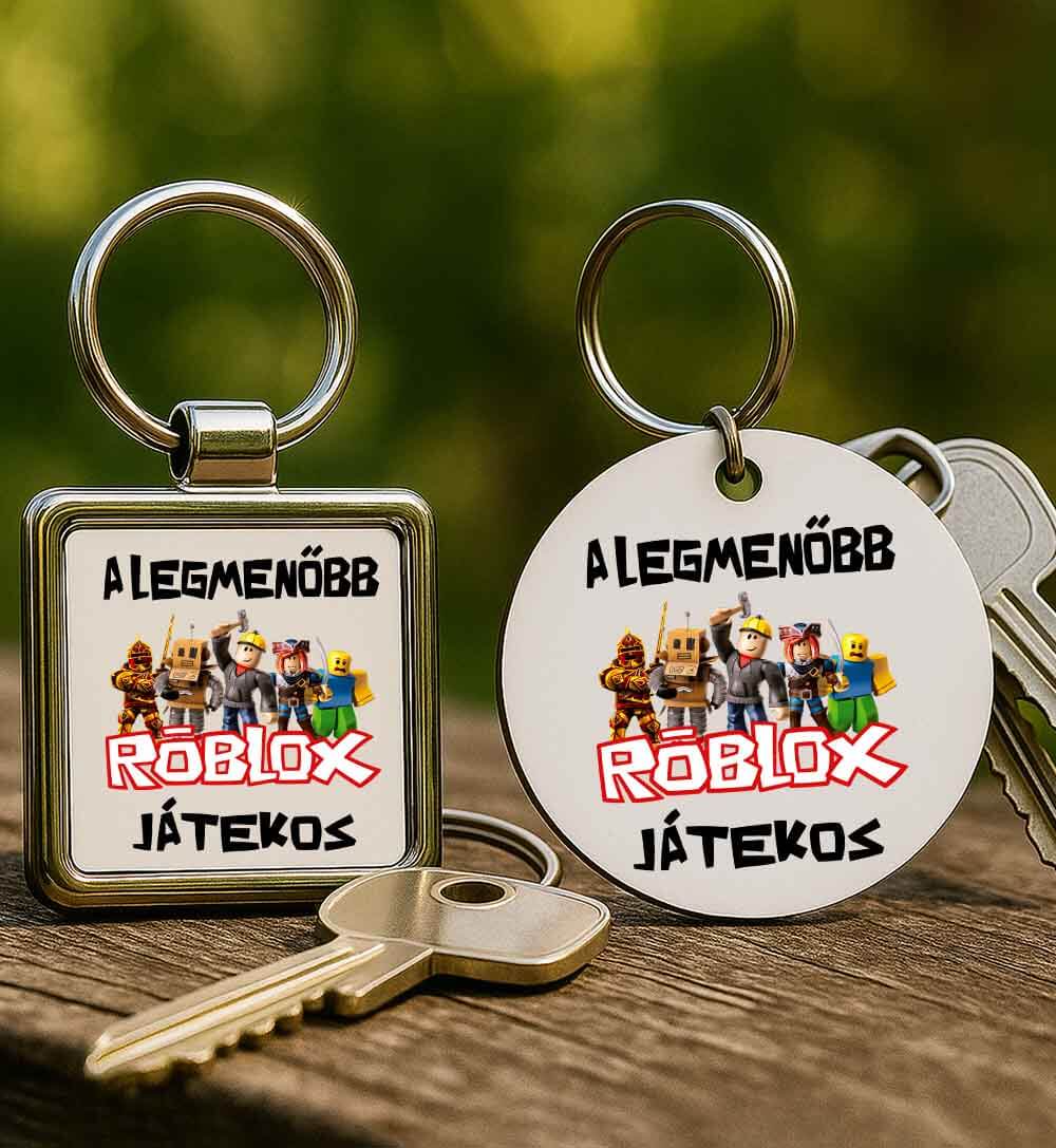 Kulcstartó A legmenőbb Roblox játékos fehér