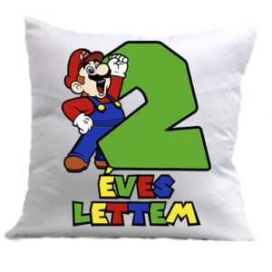 2 éves lettem Super Mario – Párna