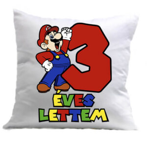 3 éves lettem Super Mario – Párna