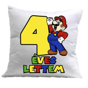 4 éves lettem Super Mario – Párna