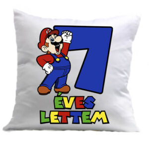 7 éves lettem Super Mario – Párna