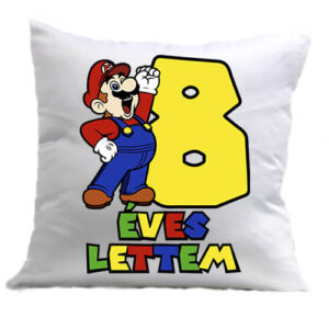 8 éves lettem Super Mario – Párna