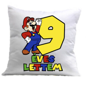 9 éves lettem Super Mario – Párna