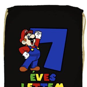 7 éves lettem Super Mario- Prémium tornazsák
