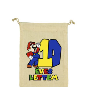 10 éves lettem Super Mario – Vászonzacskó