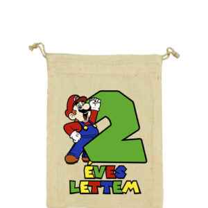 2 éves lettem Super Mario – Vászonzacskó