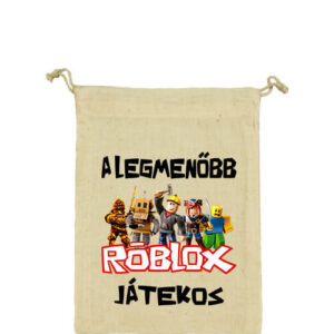 A legmenőbb Roblox játékos – Vászonzacskó