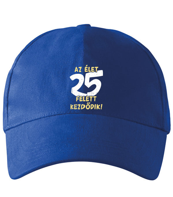 Baseball sapka Az élet 25 felett királykék