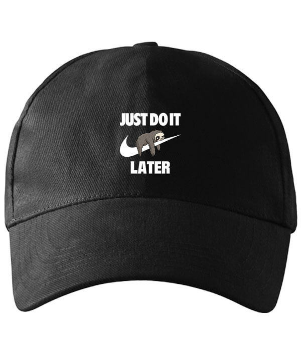 Baseball sapka Just do it later fekete