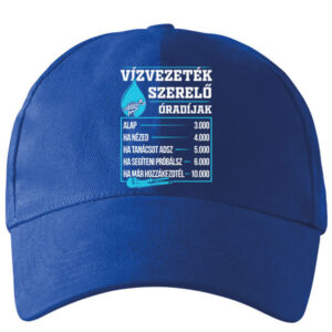 Vízvezeték szerelő óradíj – Baseball sapka