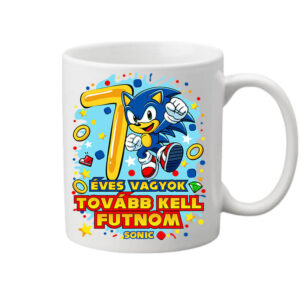 Sonic 7 éves születésnap – Bögre