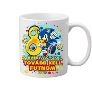 Sonic 8 éves születésnap – Bögre