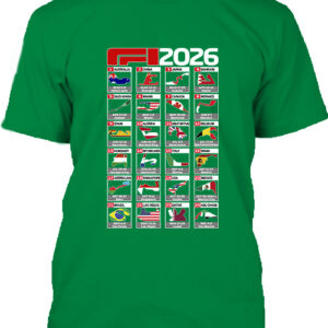 Forma 1 2026 versenynaptár – Férfi póló