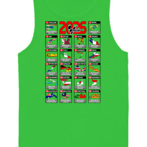 MotoGP 2026 versenynaptár – Férfi ujjatlan póló