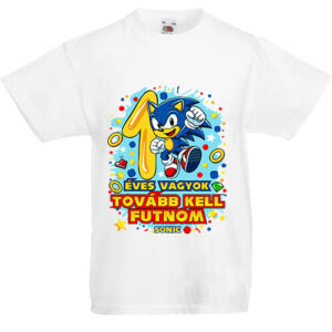 Sonic 1 éves születésnap- Gyerek póló