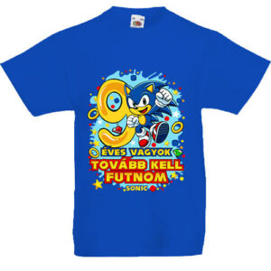 Sonic 9 éves születésnap- Gyerek póló