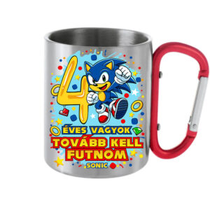 Sonic 4 éves születésnap – Karabineres bögre