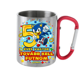 Sonic 5 éves születésnap – Karabineres bögre