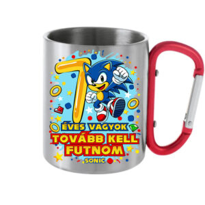 Sonic 7 éves születésnap – Karabineres bögre