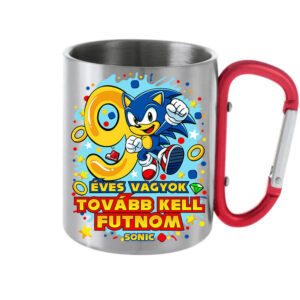 Sonic 9 éves születésnap – Karabineres bögre