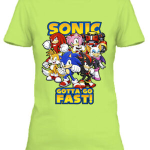 Sonic gotta go fast – Női póló