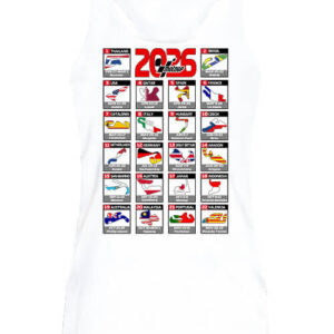 MotoGP 2026 versenynaptár – Női ujjatlan póló