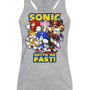 Sonic gotta go fast – Női ujjatlan póló