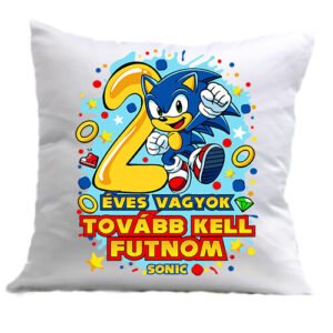 Sonic 2 éves születésnap – Párna