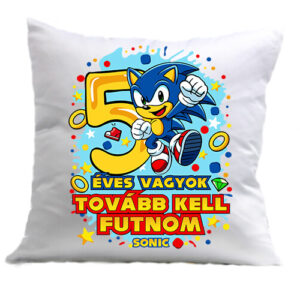 Sonic 5 éves születésnap – Párna