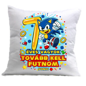 Sonic 7 éves születésnap – Párna