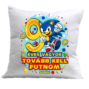Sonic 9 éves születésnap – Párna