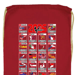 MotoGP 2026 versenynaptár- Prémium tornazsák