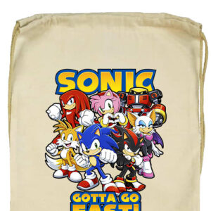 Sonic gotta go fast- Basic tornazsák