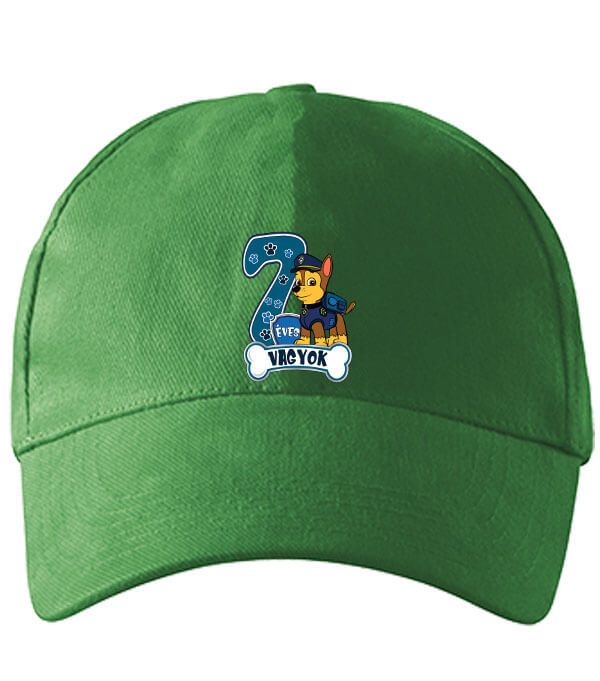 Baseball sapka Mancsőrjárat Chase 7 éves születésnap élénkzöld