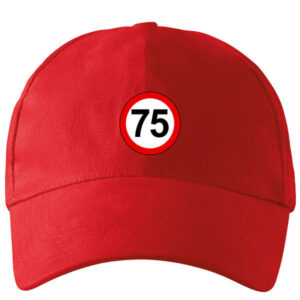 Születésnap 75 éves tábla – Baseball sapka