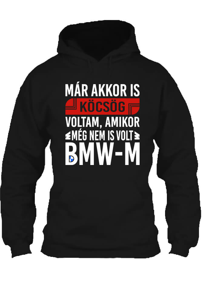 Pulóver Vicces BMW-s beszólás fekete