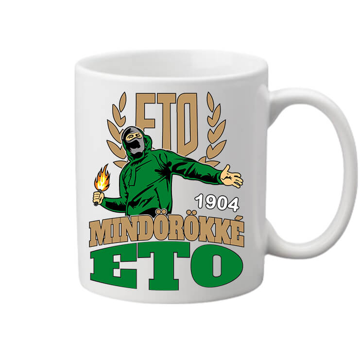 Bögre Mindörökké ETO fehér