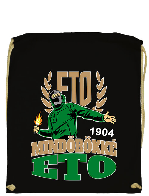 Tornazsák Mindörökké ETO fekete