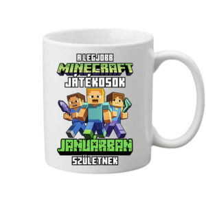 A legjobb Minecraft játékos januárban született – Bögre