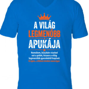 A világ legmenőbb apukája – Férfi V nyakú póló