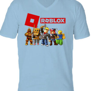 Roblox gamer – Férfi V nyakú póló