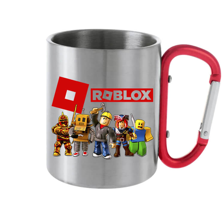Karabineres bögre Roblox gamer szürke