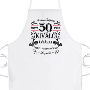 Születésnap prémium minőség 50 éves – Kötény