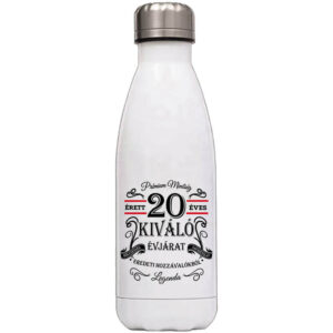 Születésnap prémium minőség 20 éves – Kulacs