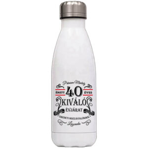 Születésnap prémium minőség 40 éves – Kulacs