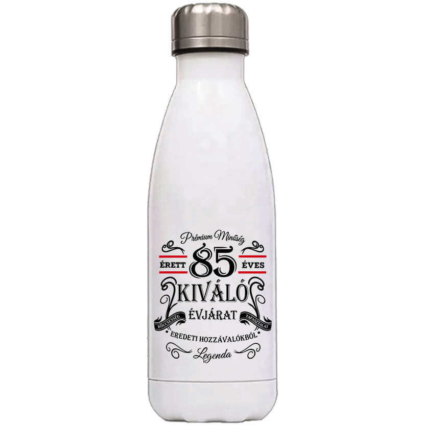 Kulacs Születésnap prémium minőség 85 éves fehér