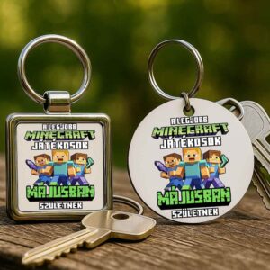 A legjobb Minecraft játékos májusban született – Kulcstartó